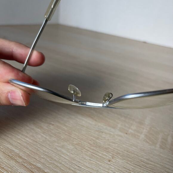 Randolph Engineering 5 1/2 Sunglasses Aviator Matte Chrome AF-52-20 - Picture 5 of 10